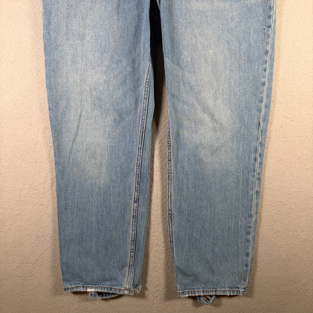 Abercrombie & Fitch Curve Love Ultra High Rise Ankle Straight Jeans 31/12R Light - Picture 4 of 14